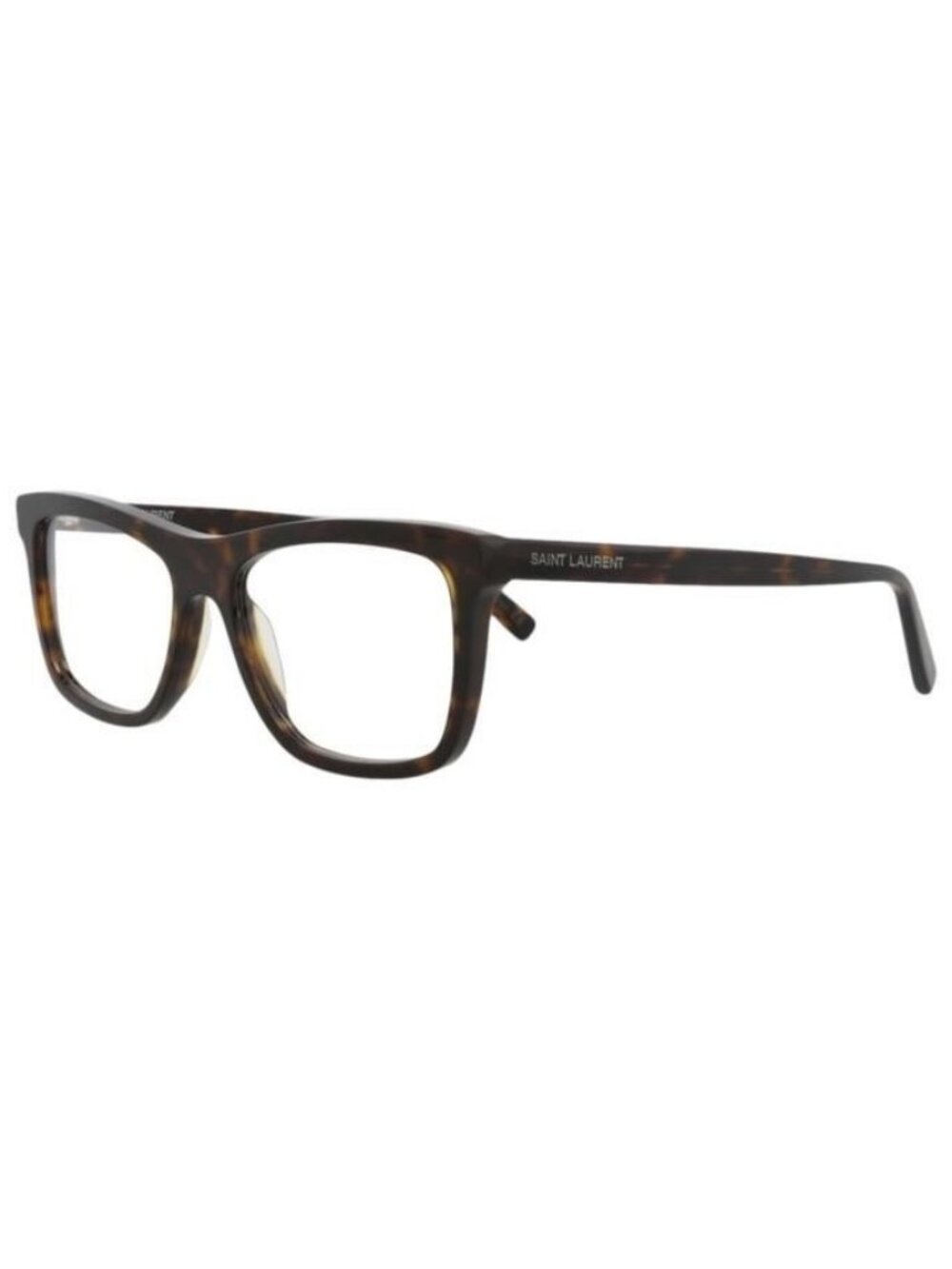 New Saint Laurent Mens Square/Rectangle Havana Havana Transparent Fashion Design
